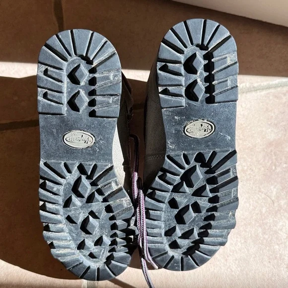 Vasque Alpha Boot in Purple nylon and Grey suede women’s size 6 - Picture 3 of 6